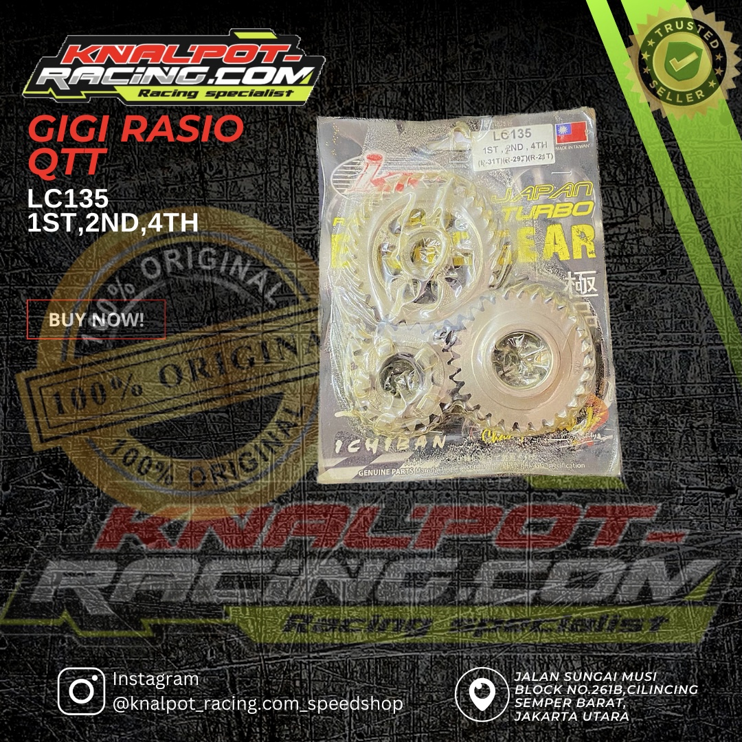 GIGI RASIO QTT LC135 1ST,2ND,4TH